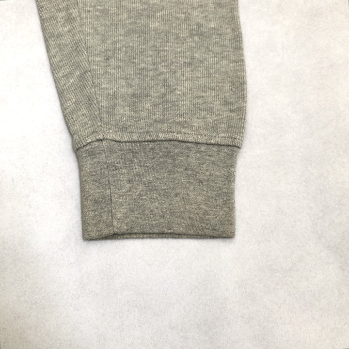 チャップス 古着 ニット ハーフジップ セーター 刺繍ロゴ L