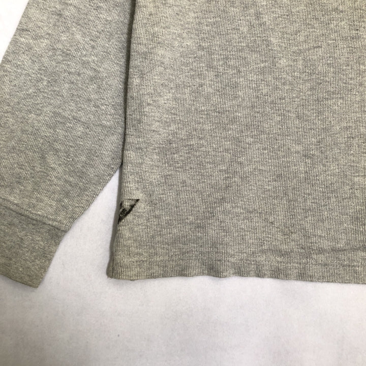 チャップス 古着 ニット ハーフジップ セーター 刺繍ロゴ L