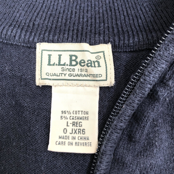 エルエルビーン L.L.Bean ニット ハーフジップ セーター メンズL