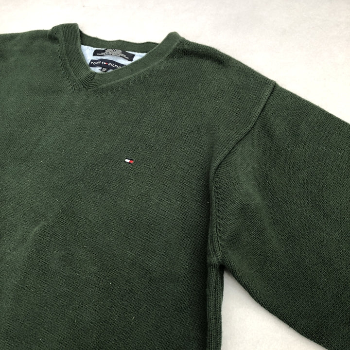 トミーヒルフィガー Tommy Hilfiger ニット セーター 刺繍 メンズXXL