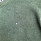 トミーヒルフィガー Tommy Hilfiger ニット セーター 刺繍 メンズXXL