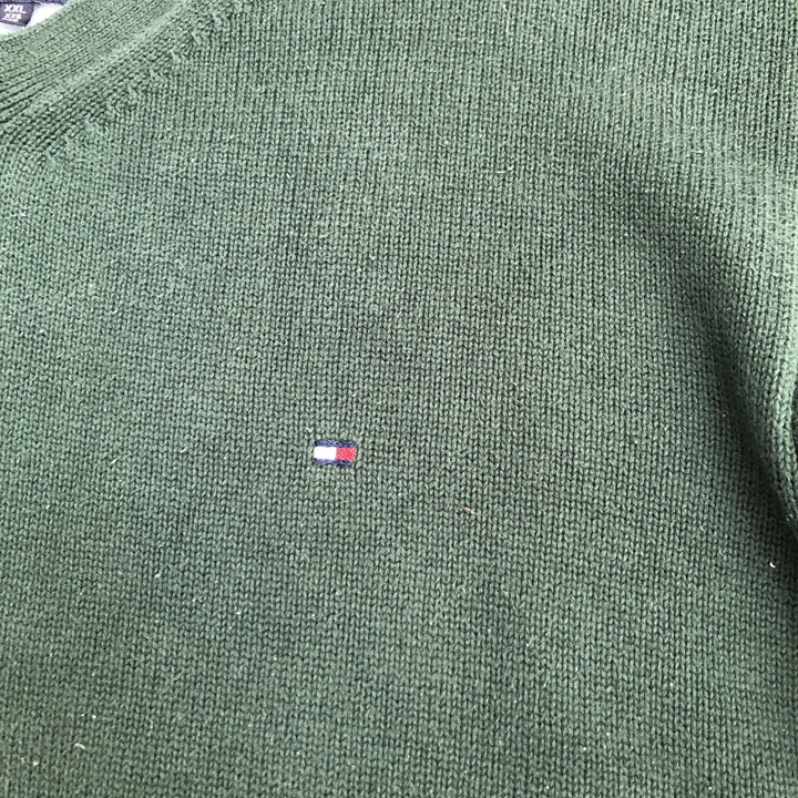トミーヒルフィガー Tommy Hilfiger ニット セーター 刺繍 メンズXXL