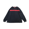 トミーヒルフィガー Tommy Hilfiger ロンT ネイビー Vネック メンズ2XL