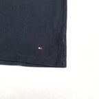 トミーヒルフィガー Tommy Hilfiger ロンT ネイビー Vネック メンズ2XL