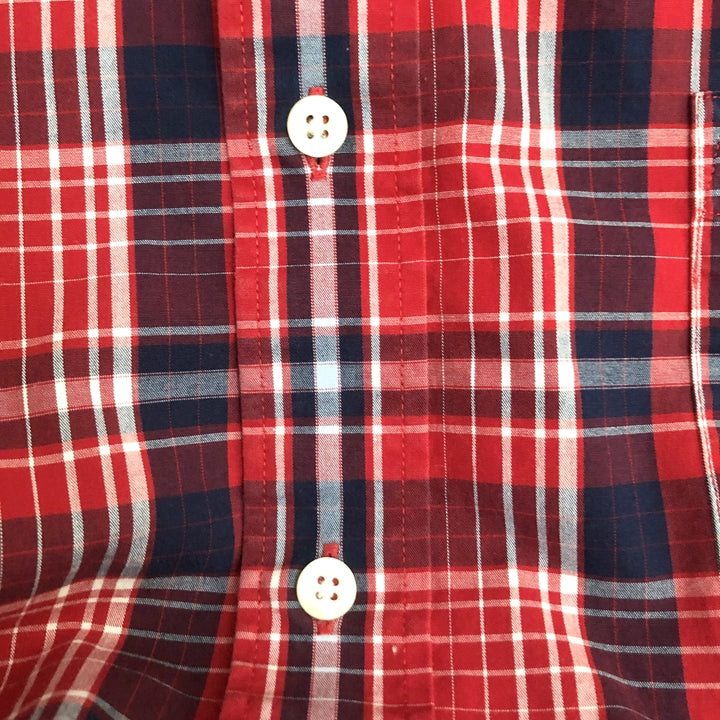 ノーティカ NAUTICA 長袖シャツ BDシャツ チェック 刺繍ロゴ メンズ2XL
