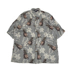 キーラーベイ 古着 半袖シャツ アロハシャツ 柄シャツ 2XL