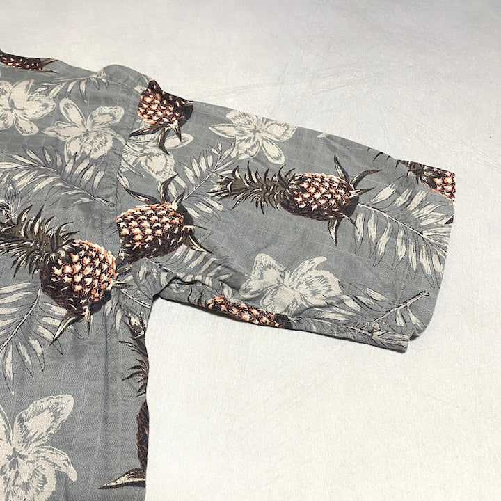 キーラーベイ 古着 半袖シャツ アロハシャツ 柄シャツ 2XL