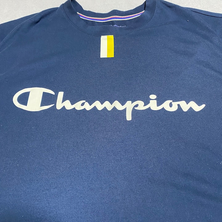 チャンピオン 古着 Tシャツ オーバーサイズ 刺繍ロゴ 2XL