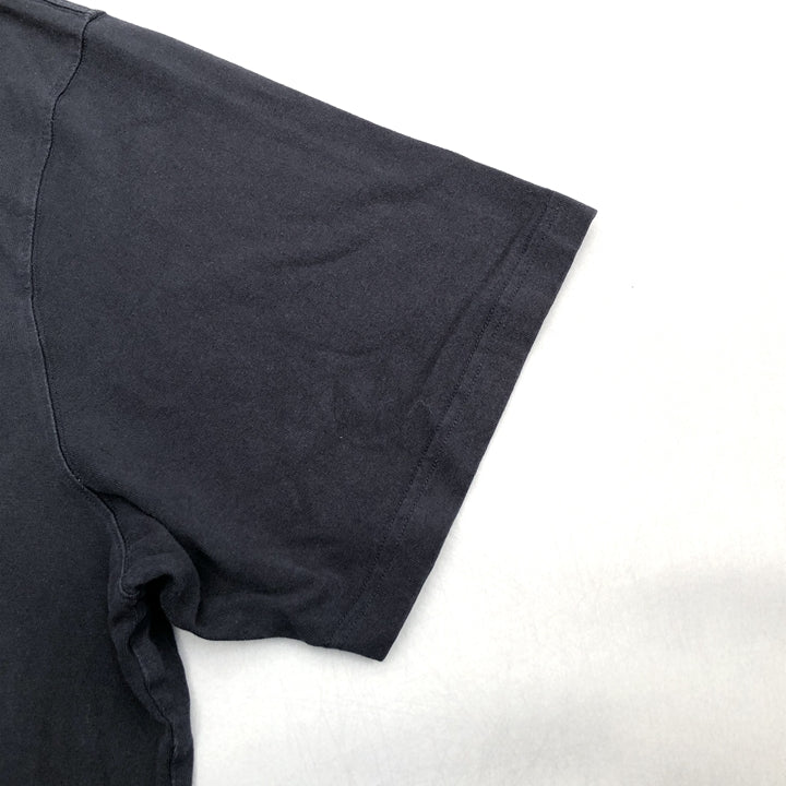 カーハート 古着 Tシャツ ワンポイントロゴ ネイビー 3XL