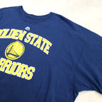 マジェスティック Majestic Tシャツ NBA ウォリアーズ 青 メンズ2XL