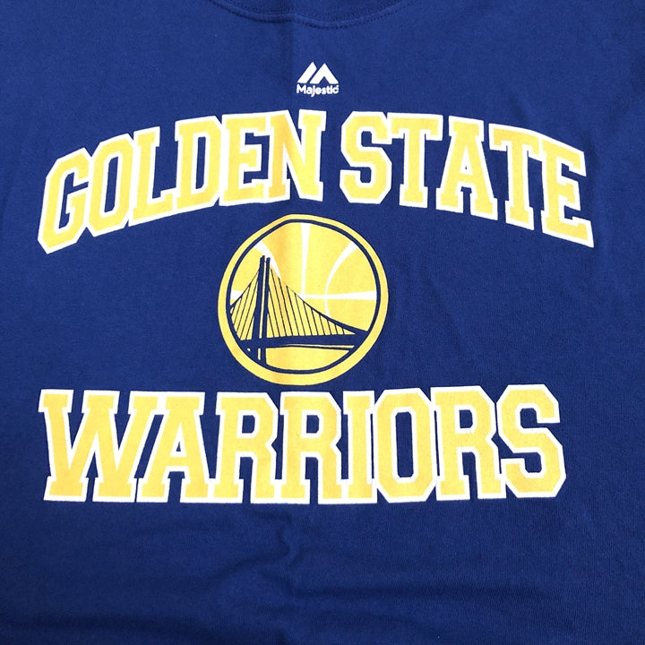 マジェスティック Majestic Tシャツ NBA ウォリアーズ 青 メンズ2XL