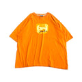ファットファーム 古着 Tシャツ USA製 オレンジ オーバーサイズ 2XL
