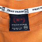 ファットファーム 古着 Tシャツ USA製 オレンジ オーバーサイズ 2XL