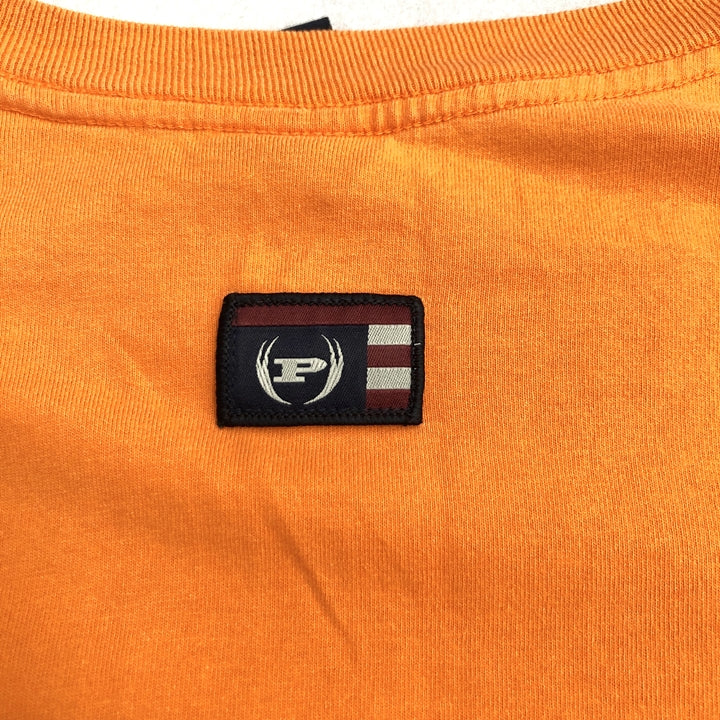 ファットファーム 古着 Tシャツ USA製 オレンジ オーバーサイズ 2XL