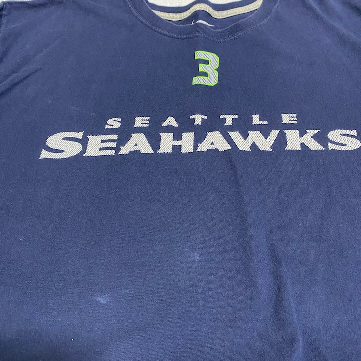 ナイキ NIKE Tシャツ NFL シアトル・シーホークス ネイビー メンズ2XL