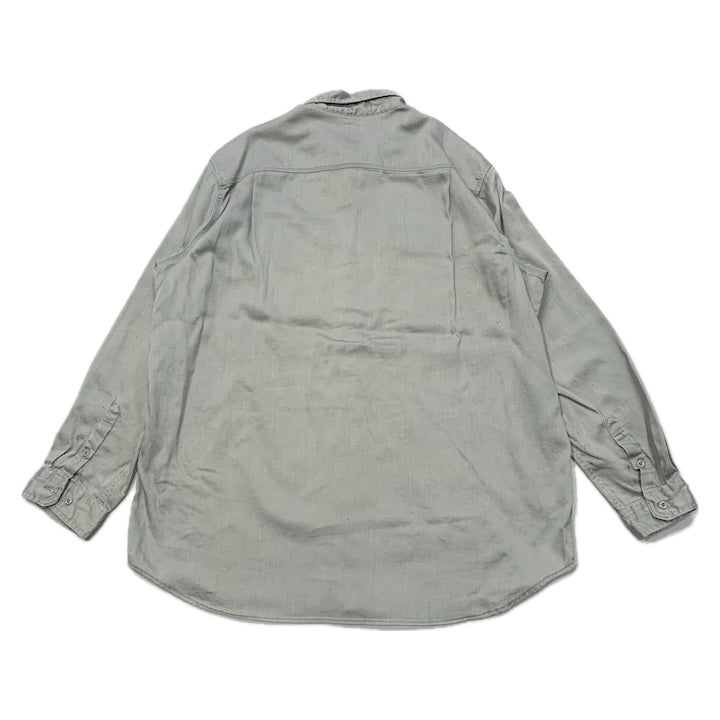 カーハート 古着 長袖シャツ 企業ロゴ オーバーサイズ 3XL