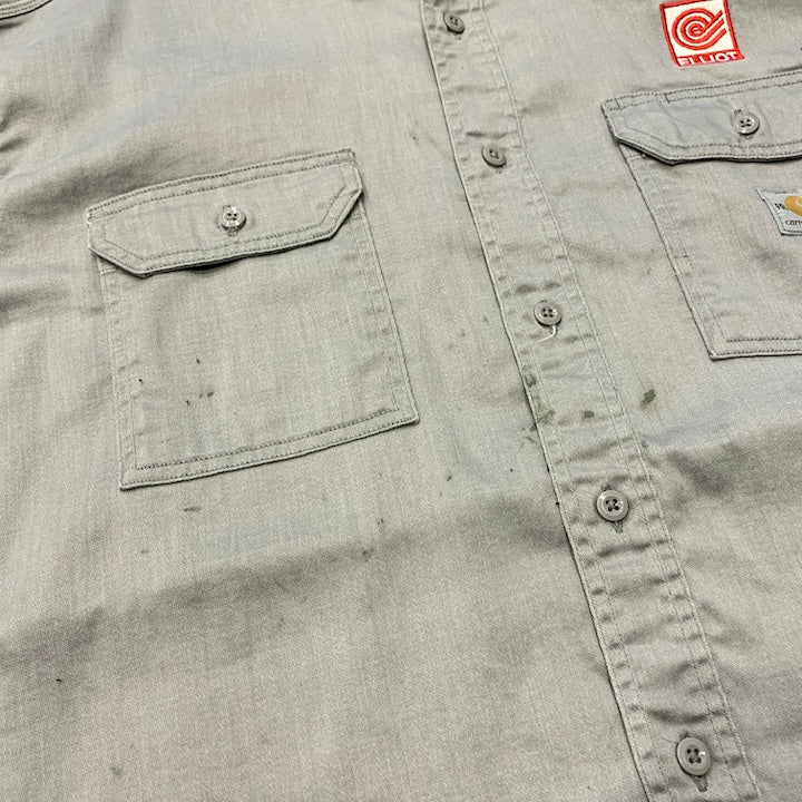 カーハート Carhartt 長袖シャツ 企業ロゴ 3XL メンズ3XL