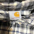 カーハート 古着 半袖シャツ チェックシャツ XXL