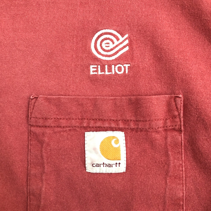 カーハート 古着 Tシャツ 企業ロゴ オーバーサイズ XXL