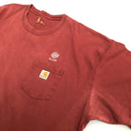 カーハート 古着 Tシャツ 企業ロゴ オーバーサイズ XXL