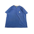 カーハート 古着 Tシャツ ブルー オーバーサイズ XXL