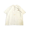 カーハート 古着 Tシャツ ヘンリーネック ライトグレー L
