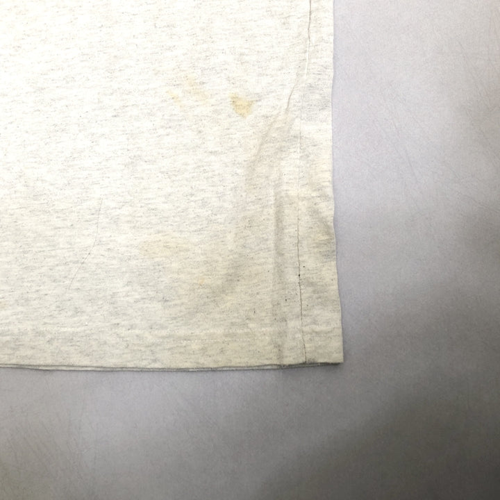 カーハート 古着 Tシャツ ヘンリーネック ライトグレー L