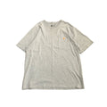 カーハート 古着 Tシャツ ワンポイントロゴ グレー L