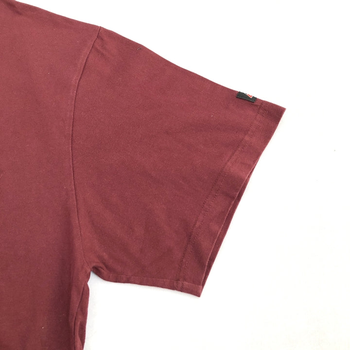 ディッキーズ Dickies Tシャツ 無地 えんじ オーバーサイズ メンズXXL