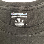 チャンピオン 古着 Tシャツ ビッグロゴ ブラック XXL