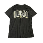 ノーブランド 古着 Tシャツ コロラド バッファローズ ダークグレー L