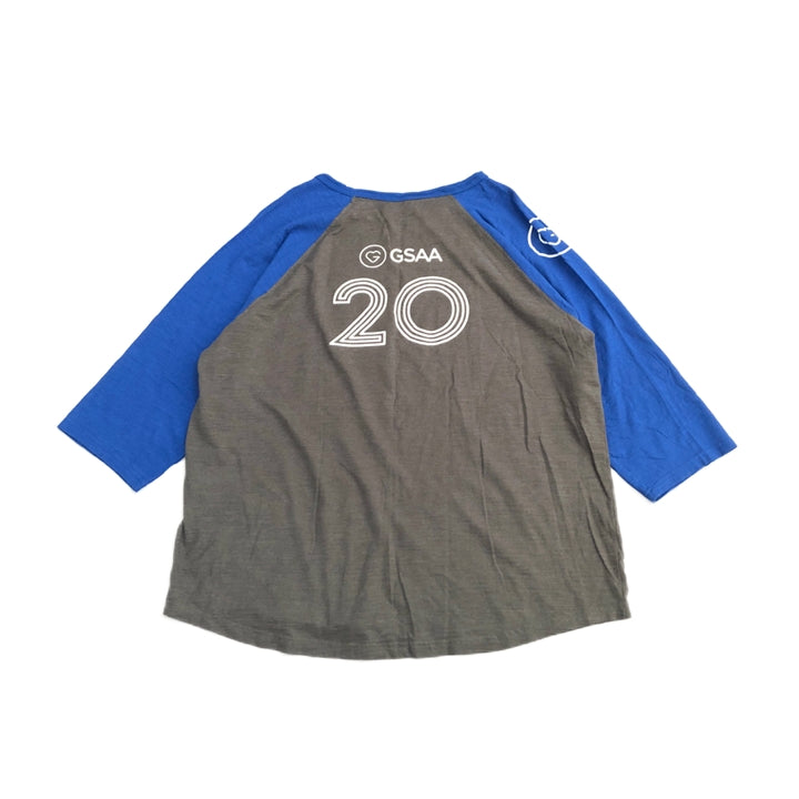 チャンピオン 古着 Tシャツ 5部丈 ラグラン GSAA XXL