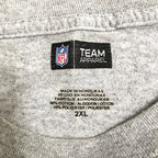 エヌエフエル NFL Tシャツ レイダース ロゴプリント グレー メンズXXL