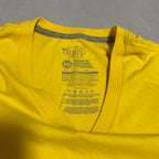 ナイキ NIKE Tシャツ 刺繍ロゴ Vネック イエロー 黄 メンズXXL