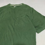 チャンピオン 古着 Tシャツ 無地 グリーン XXL