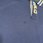ポロラルフローレン Polo Ralph Lauren 半袖ポロシャツ 紺 刺繍ロゴ メンズ3XL