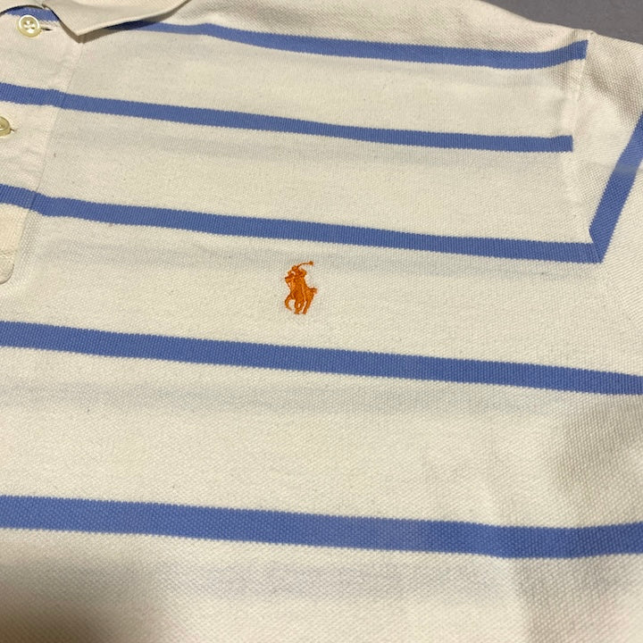 ポロラルフローレン Polo Ralph Lauren 半袖ポロシャツ ボーダー柄 メンズXXL