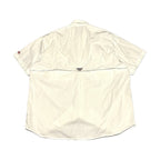 コロンビア Columbia 半袖シャツ PFG ワークシャツ 紺 メンズXXL