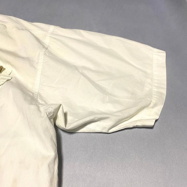 コロンビア Columbia 半袖シャツ PFG ワークシャツ 紺 メンズXXL