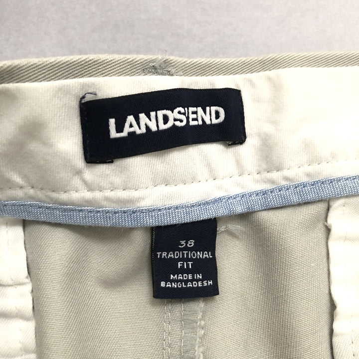 ランズエンド LANDS' END ハーフパンツ ショーツ グレー W37 メンズ