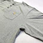 カーハート 古着 ロンT ヘンリーネック オーバーサイズ 3XL