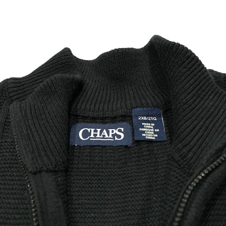 チャップス 古着 ニット ハーフジップ オーバーサイズ XXL