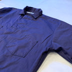 ノーブランド 古着 つなぎ ネイビー オーバーサイズ XXL