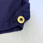 ノーブランド 古着 つなぎ ネイビー オーバーサイズ XXL