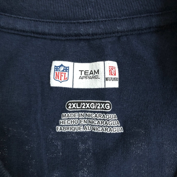 エヌエフエル NFL Tシャツ シアトル・シーホークス ネイビー メンズ2XL