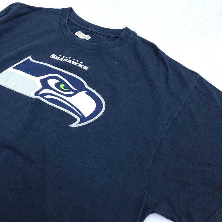 エヌエフエル NFL Tシャツ シアトル・シーホークス ネイビー メンズ2XL