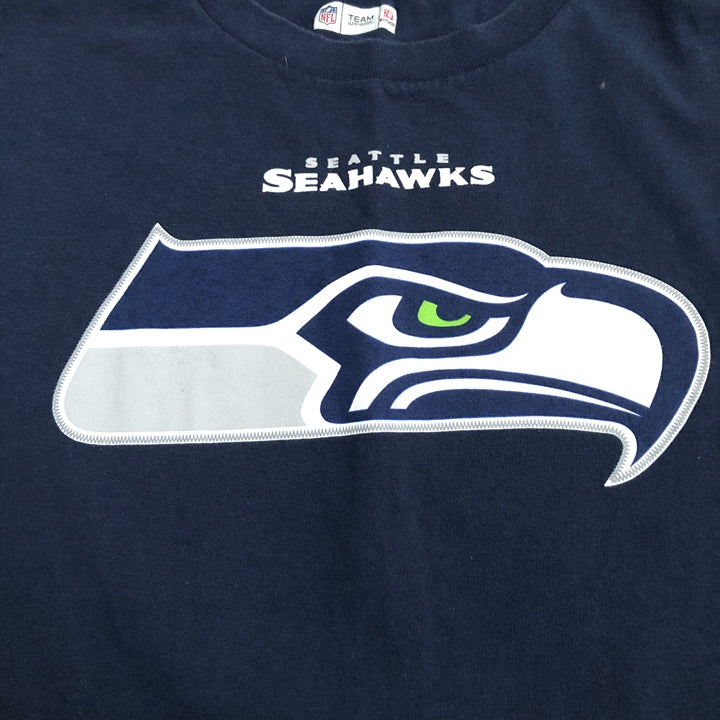 エヌエフエル NFL Tシャツ シアトル・シーホークス ネイビー メンズ2XL
