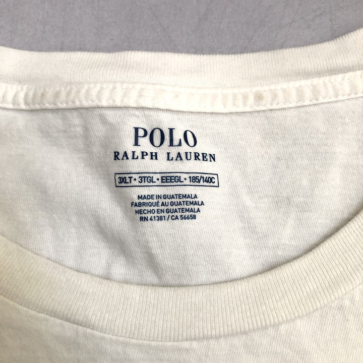 ポロラルフローレン 古着 Tシャツ USA 白T オーバーサイズ 3XL