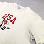 ポロラルフローレン 古着 Tシャツ USA 白T オーバーサイズ 3XL