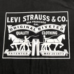 リーバイス 古着 Tシャツ ブラック オーバーサイズ 2XL